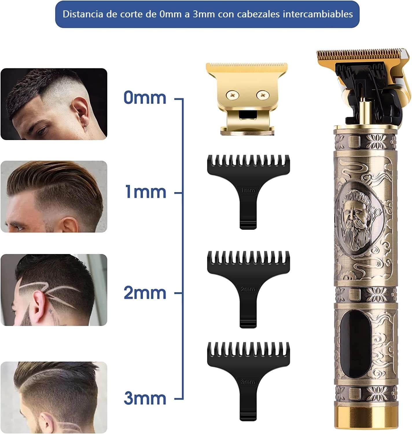 Maquinilla de Pelo y Barba Trimmer Profesional